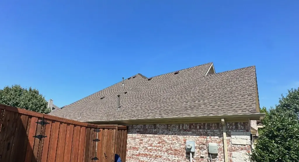 Completed roof replacement project in Columbia Falls